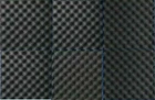 6 PK Black Egg Crate Acoustic Foam Tile Panel Wall Tile Soundproofing 12x12x1.5"