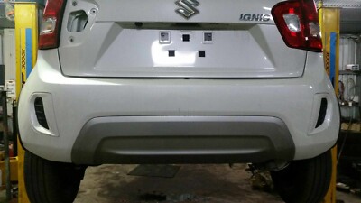 White Ignis Rear Modified 03/2020 to 12/2024 Suzuki MF Ignis - Rear bumper cover (pearl white ...