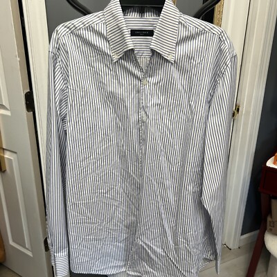 Equilibrio Italia Long Sleeve Button up Shirt Men's Sz L