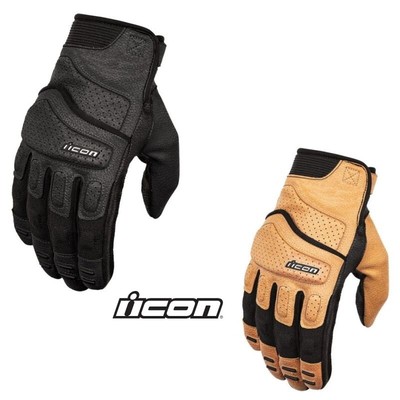 2024 Icon Superduty3 CE Street Motorcycle Riding Gloves - Pick Size & Color