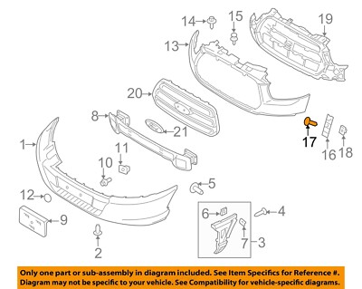 FORD OEM 15-23 E-Transit Bumper Components-Support Bracket Screw W502671S450B