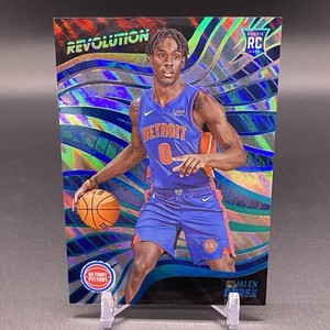 #/10! 🚨2022-23 Panini Revolution Jalen Duren RC Lava Detroit Pistons Rookie 150