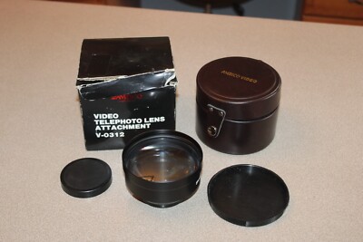 MIB Vintage Ambico V-0312 Video Telephoto Camera Lens Attachment