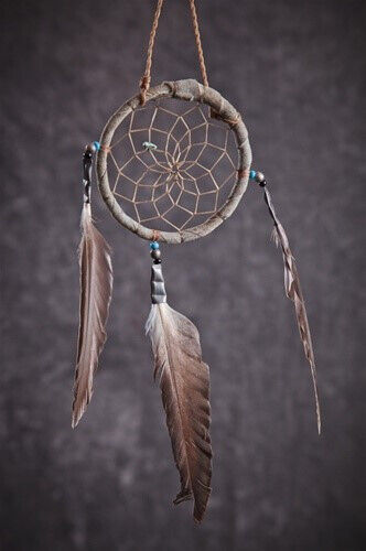 Acchiappasogni made in Nativi Americani Spiritualità e Religione Navajo made - Foto 2 di 2