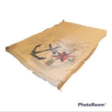 Nautical Anchor Pink Scarf Shaw Shrug Wrap