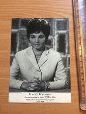 Nostalgiekarte 60er Jahren - Fernsehkarte "Teleblick" Mady Manstein 