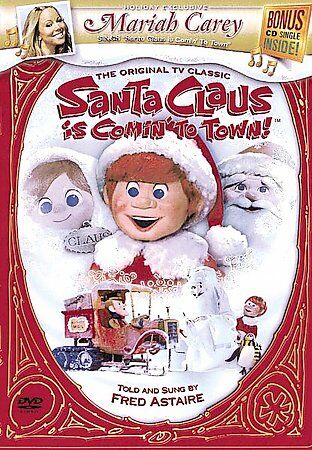 Santa Claus Is Comin to Town (DVD, 2005) MARIAH CAREY Bonus CD - 第 1/1 張圖片