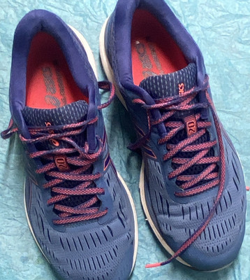 ASICS GEL-Cumulus 20 Blue Pink Men's Low Top Lace Up Athletic Sneaker 1012A008