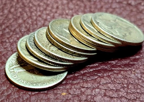 10 Mercury Dimes~Random Stack of 10 Unsearched 1916-45 VG+ *Read Description!*