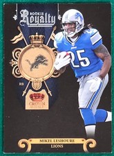 Mikel Leshoure - 2011 Panini Crown Royale Rookie Royalty #8 - Detroit Lions Card. rookie card picture