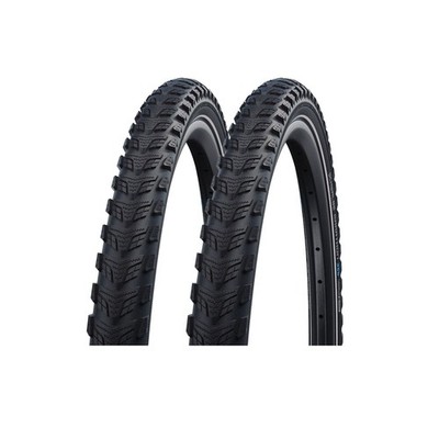 2x Schwalbe Fahrradreifen Marathon 365 Reflex E Bike 20'' 28'' Schlauch wählbar