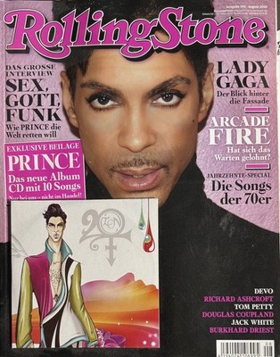 Prince - 20 ten Exclusive CD 10 Tracks + Rolling Stone Mag 08 /2010 NEU NEW