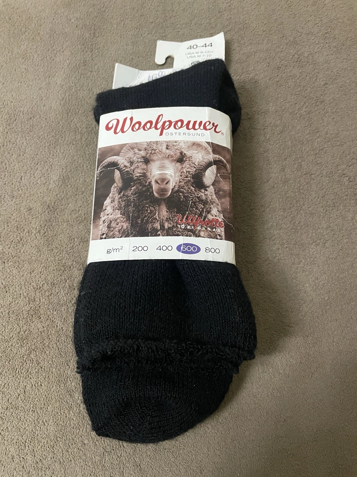 WOOLPOWER OSTERSUND MERINO WOOL 600 MEN‘S SOCKS SIZE 40-44