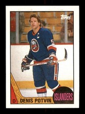 1 Denis Potvin 5 Islanders 1987 Topps Sports Hockey Trading Card