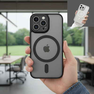 iPhone 12 13 14 15 16 Pro Max Hülle MagSafe Stoßfest mit Kameraschutz TPU Case