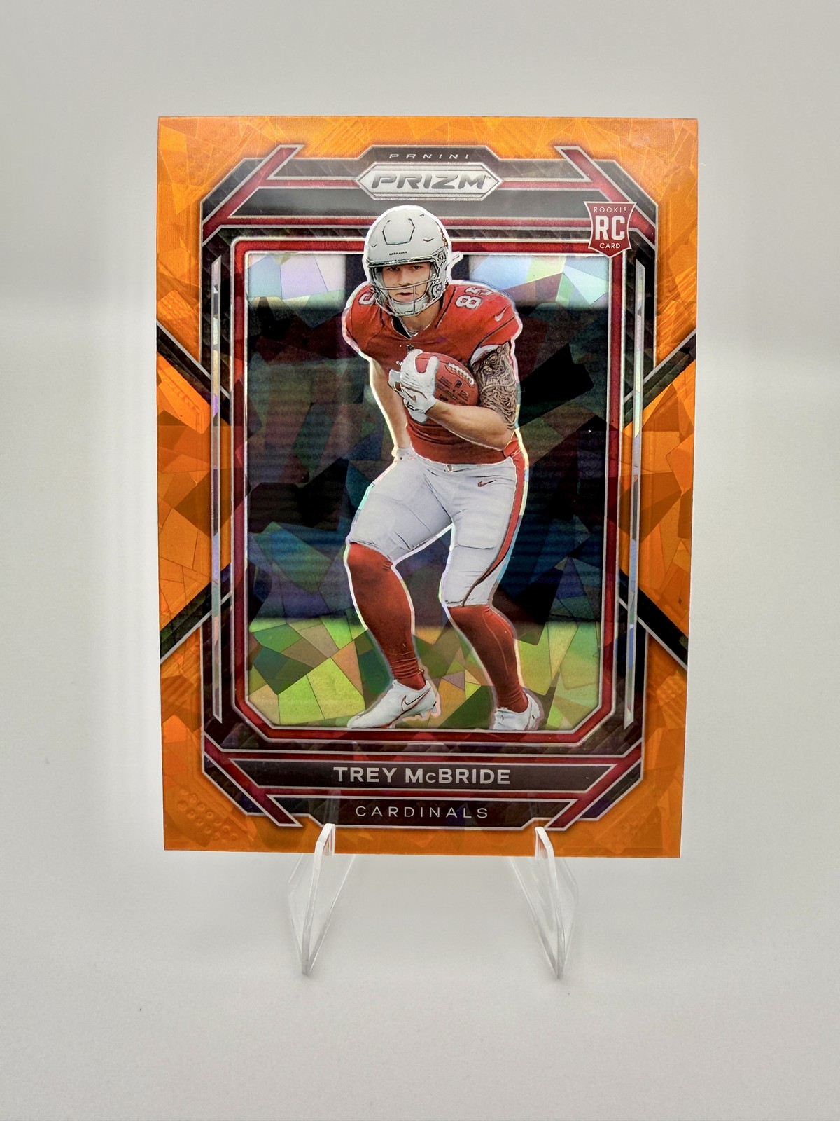2022 Panini Prizm #327 Trey McBride Orange Ice