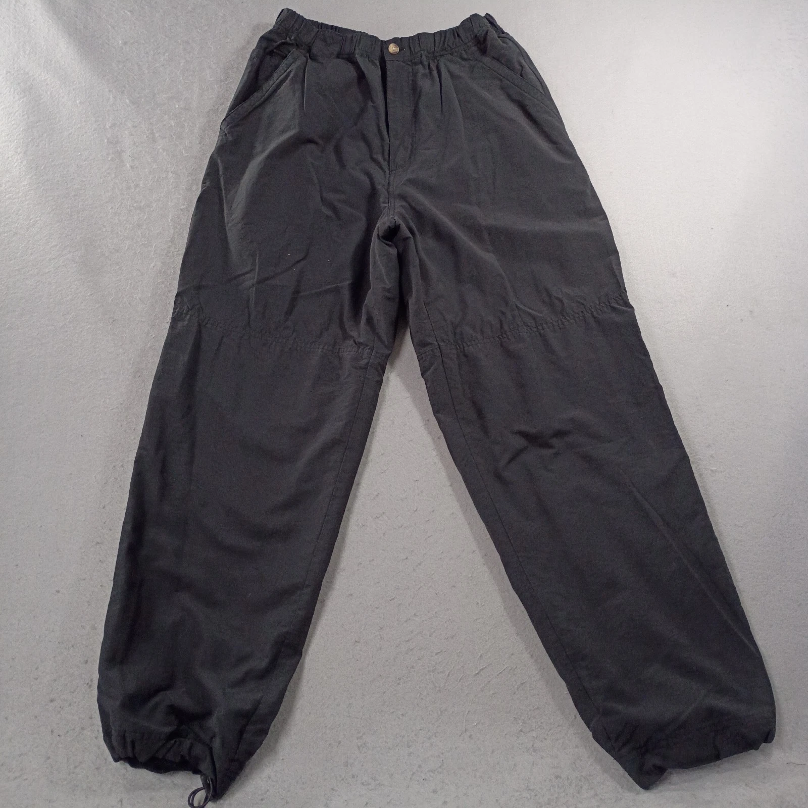 Outer Rim Pants Mens M Relaxed Elastic Waist Mesh Lined Hiking Outdoor Black