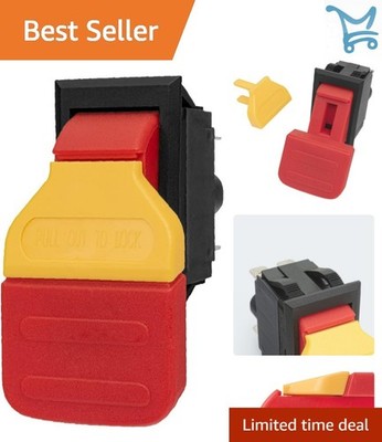 120V/230V Dual Voltage Power Tool Switch 16A Large Paddle Emergency Stop