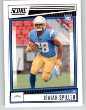 2022 Panini Score Isaiah Spiller RC #331 LAC