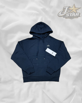 NAVY ALO ACOLADE HOODIE SIZE LARGE. FREE SHIPPING! | eBay