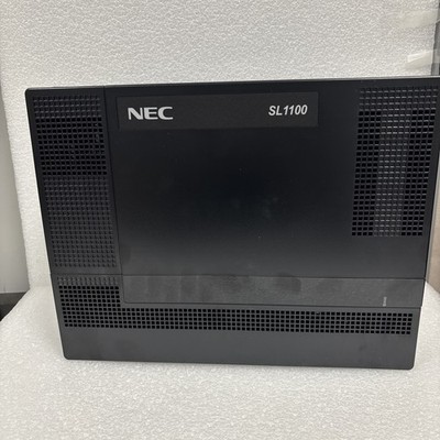 NEC SL1100 Phone System IP4NA-1228M-B KSU T8-E7