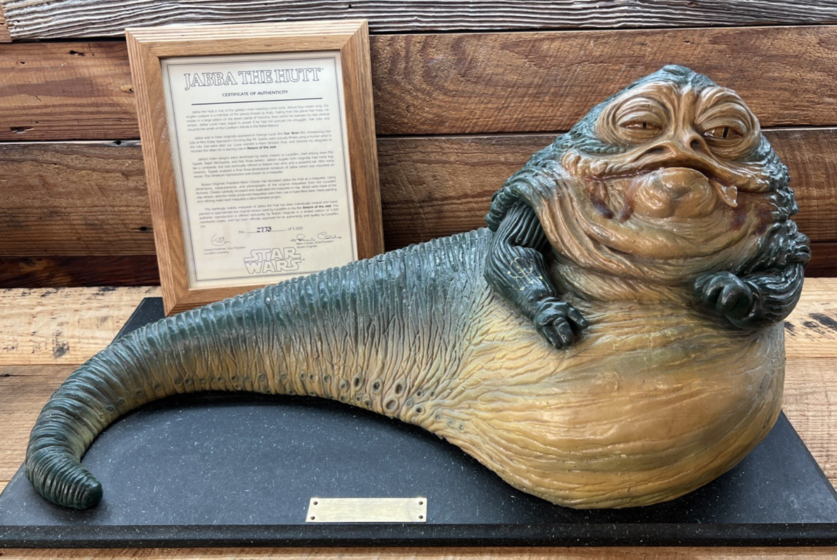 1996 Illusive Originals Jabba the Hutt Maquette LE 2773/5000 w