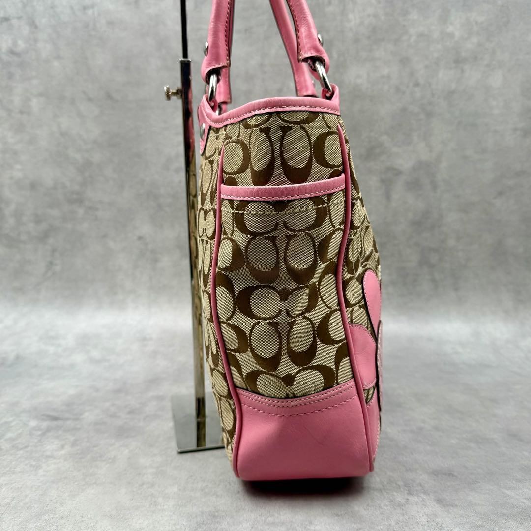 Coach Patchwork Tote Bag Flower - image 5