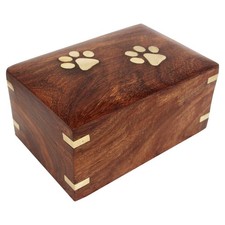 Rosewood Pet Urn Box - Peaceful Pet Memorial Keepsake Urn for Dogs,Cats (X-Sm...
