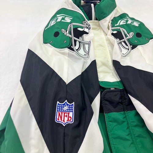 NFL Pro Line APEX One Vintage NEW YORK JETS Jacket Embroidered Logo Size XL - Picture 16 of 23