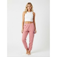 Aviator Nation Lightning Bolt Pink Sweatpants Women's - Size: Small