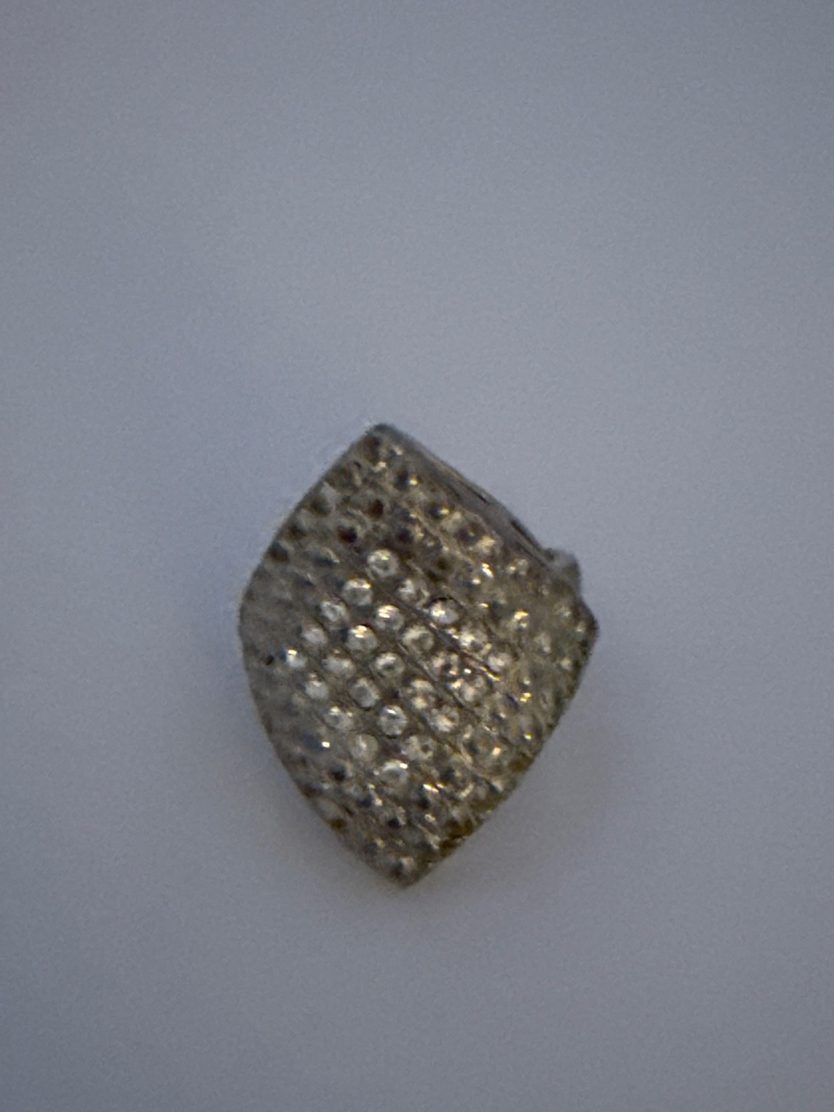 Statement Ring with Pavé Crystals - image 1