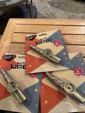 3-Toysmith Neato Metal Kazoos 4.75" Mouth Flute as seen in Baby Einstein