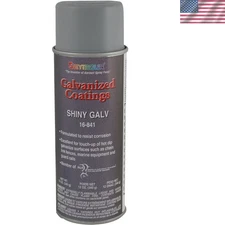 Shiny Zinc Enhanced Spray Paint, 12oz - Rust Prevention & Durable Outdoor Finish