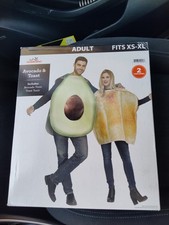 Avocado Toast Halloween Costume Adult Couples 2 Pc Pullover Tunics