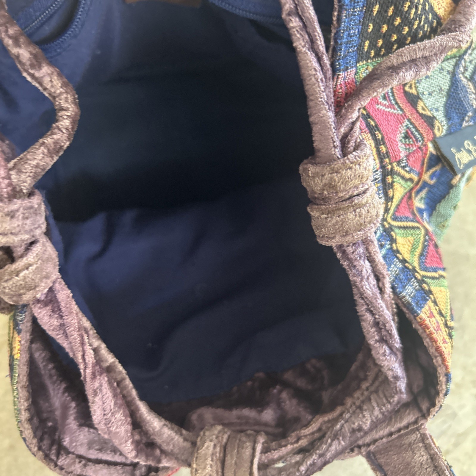 Cute Laurel Burch Dog/Cat Patchwork Medium Tote H… - image 9