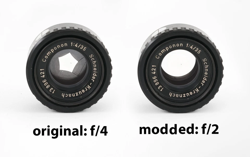 Schneider Componon 35mm f/2  (Mod) - Enlarging / Macro / Bellows Lens + M42 - Imagen 4 de 4