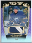 2024-25 Stature Tage Thompson #8 Sabres Purple Premium Material Auto SN# /3