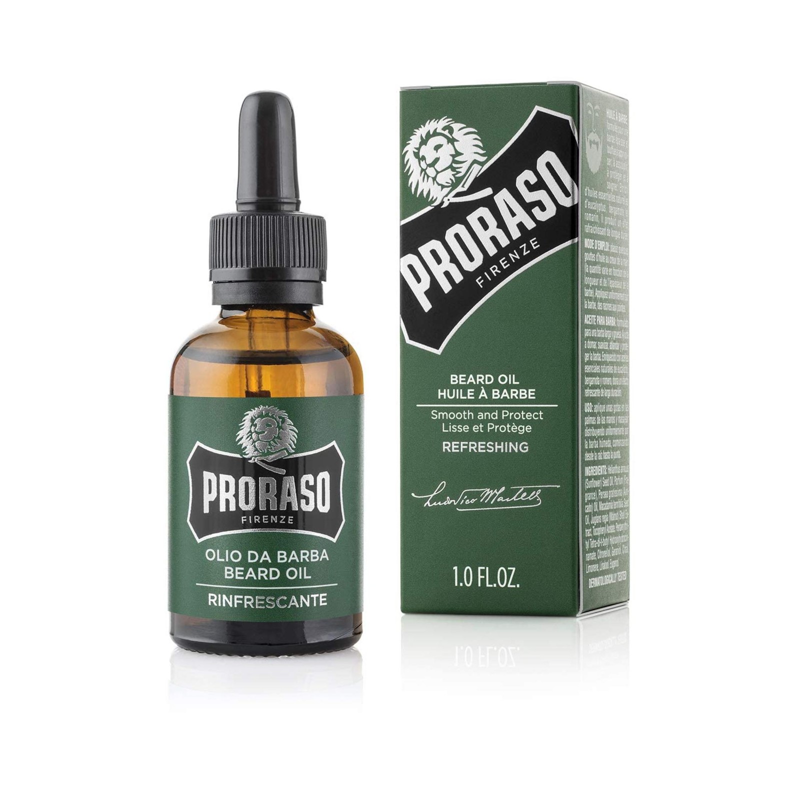 Proraso Single Blade Refresh Beard Oil, 1 fl.oz.