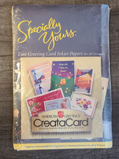 American Greetings CREATA CARD PC DIY card maker Windows 95 98 software NEW