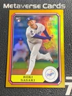 2025 Topps Archives Roki Sasaki Gold Foilboard 1987 Topps Boardwalk RC 13/50