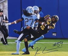 Kenny LAWLER Signed 8x10 Photo! HAMILTON TIGER CATS ALL STAR WR! CFL! W/ COA