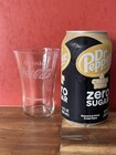 Etched Drink Coca Cola Vintage Soda Fountain Drinking Glass w/ syrup line — photo 5