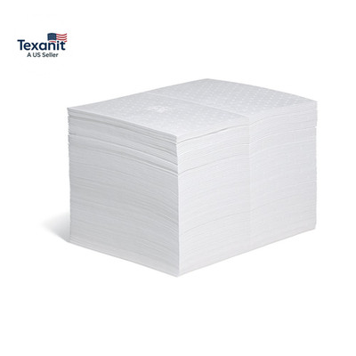 Oil Mat - Oil-Only Absorbent Mat Pad - 100 Pads per Bag - 15'' X 20'' Pad - Absorb