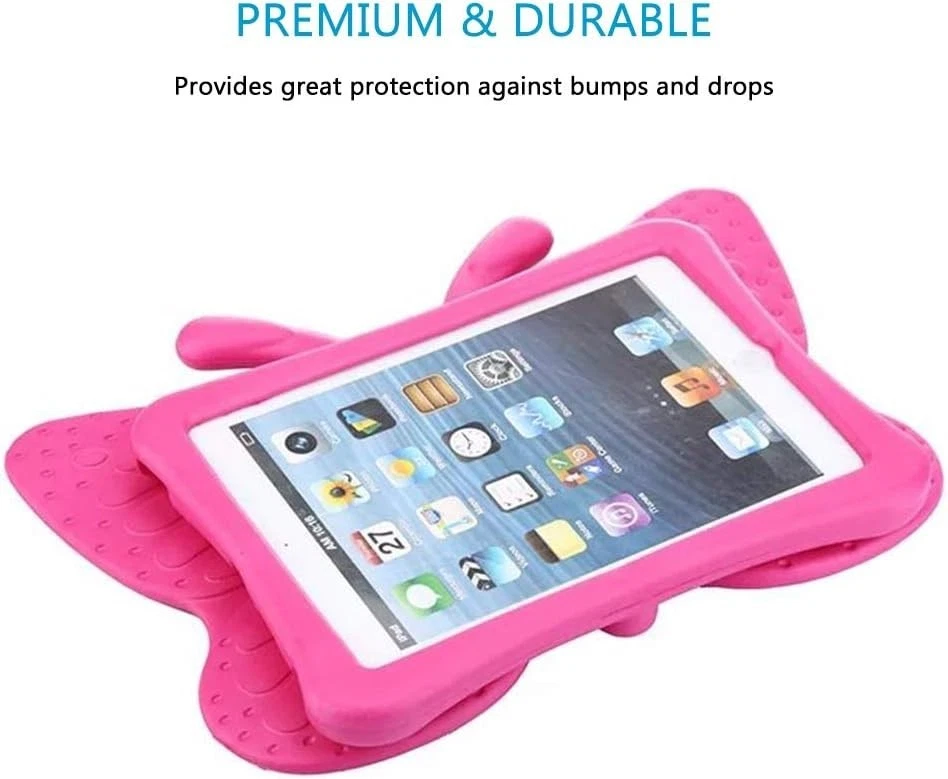 Case for iPad 10.2 2020/2019 (8th 7th Gen), EVA Butterfly Kids Cover Case - Image 3 of 4