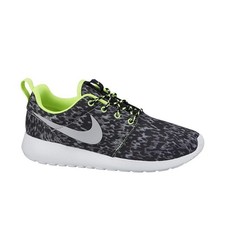 Nike Roshe Run Grey Green Lace Up Sneakers Youth Sz 4/ Women Sz 6