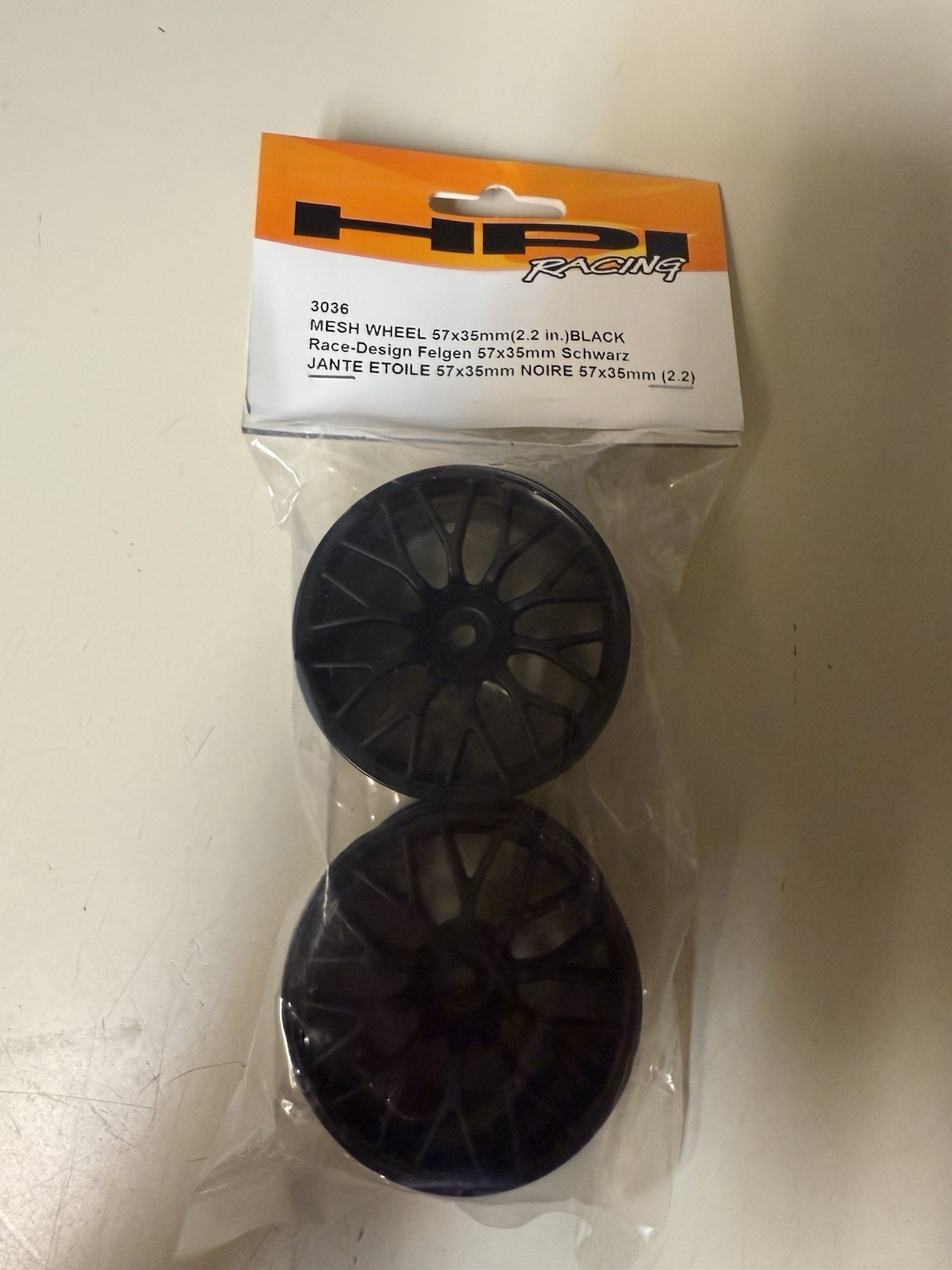 Hpi Racing Mesh Window RARE Pair Of HPI 3036 Black Mesh WHEELS FOR HPI SUPER NITRO & EP RS4 2. ...