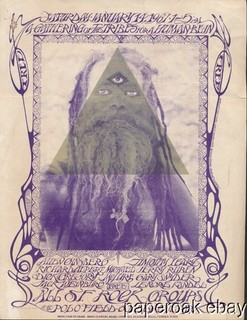 Original 1967 Human Be In San Francisco Stanley Mouse Handbill