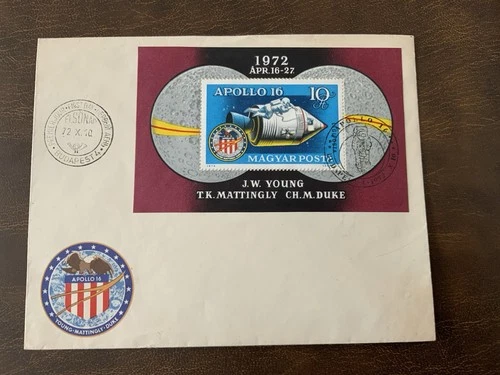 Hungary 1972 #C326 10fo Apollo 14 - FDC