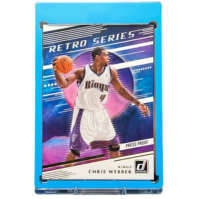 2020-21 Donruss Retro Series Chris Webber GOLD Press Proof #26 | HOF NBA Kings!!