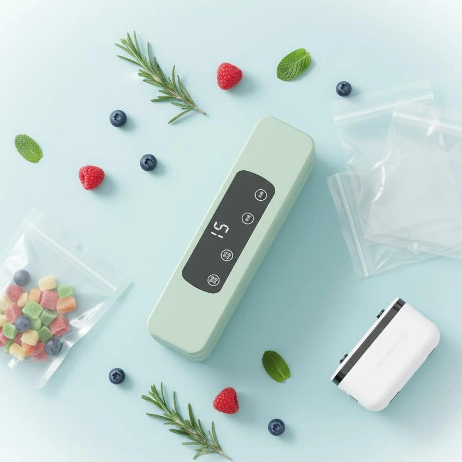 Vacuum Sealer Machine Strong Suction Portable Food Sealer Wet and Dry Use
Opens in a new window or t